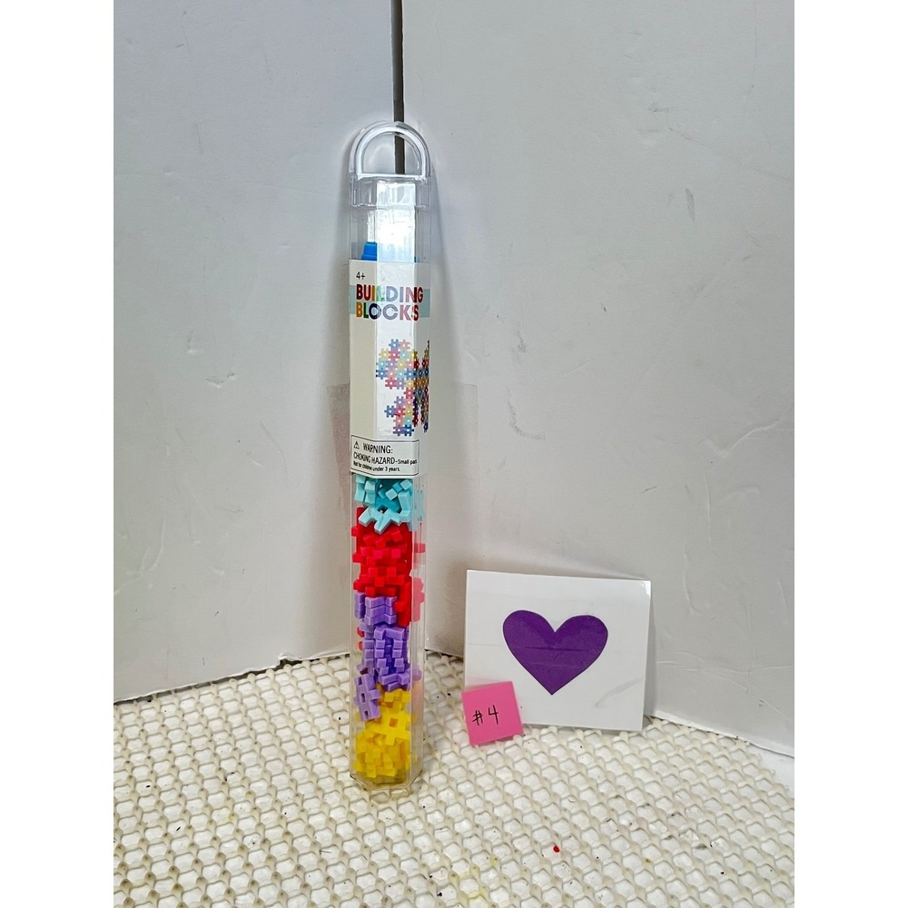 Ankyo Building Blocks Purple, Red, Yellow, Blue 72 count GOOD